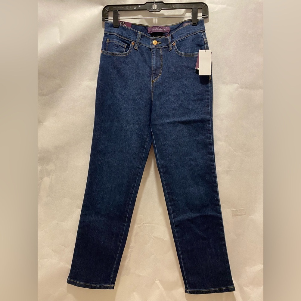 Gloria Vanderbilt® Amanda Petite High‑Rise Straight‑Leg Jeans NWT 4P - Picture 10 of 10